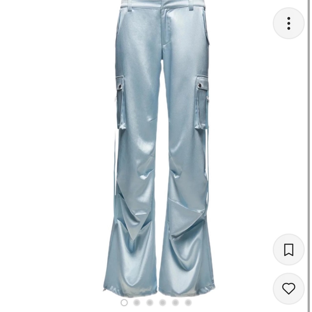 Seroya lei satin cargo pants new with tags never worn size small